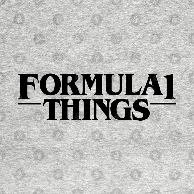 Formula 1 things (blck) by throwback